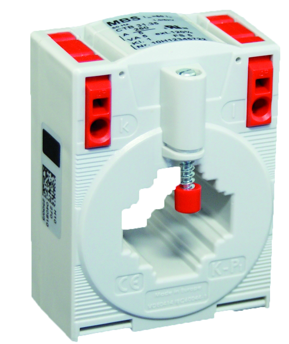 CTB 31.35 250/5A 5VA Kl.0,5 - Aufsteckstromwandler m. Steckklemmen & UL Zulassung