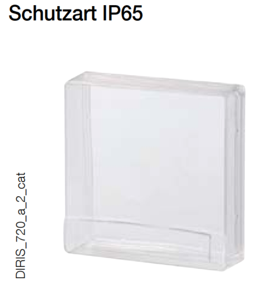 DIRIS Schutzart IP 65