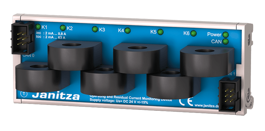 Überwachungs­modul 20 CM-CT6 für Betriebs- und Differenz­strome
